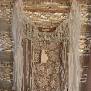 NWT For Love & Lemons lace dress